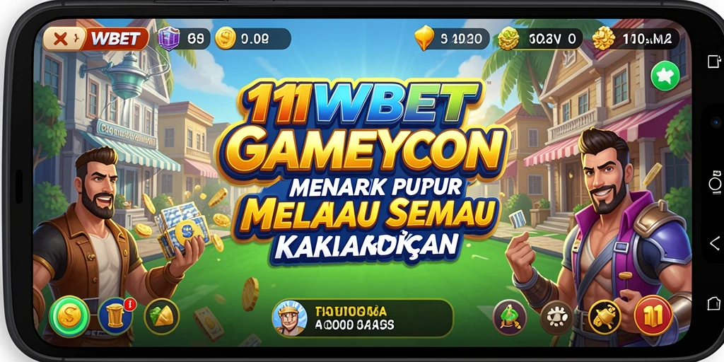 Tampilan gameplay <strong>11WBET</strong> yang menarik dengan dekorasi bisnis yang kreatif.