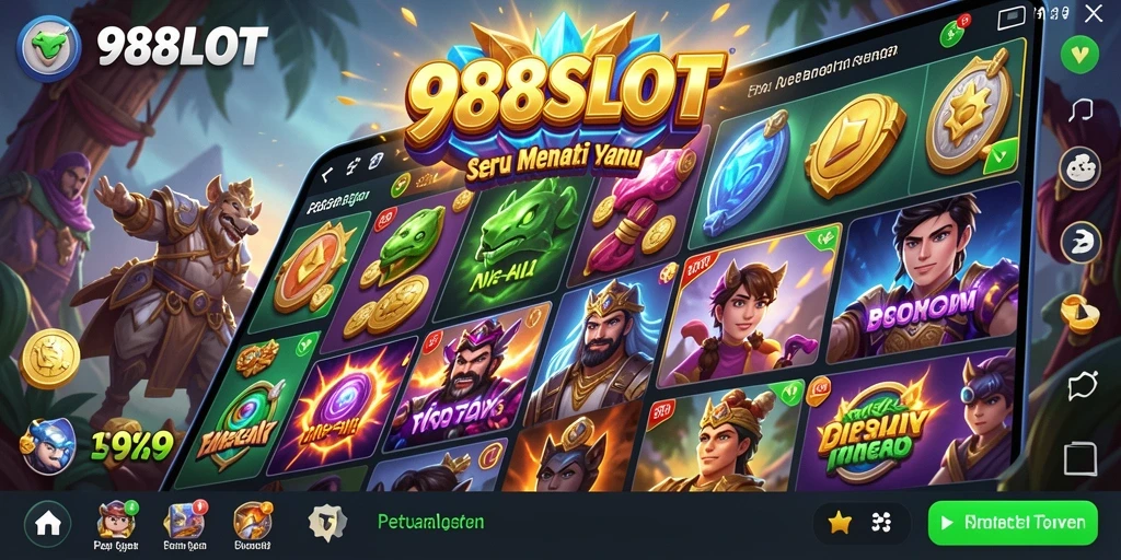 Tampilan gameplay 988SLOT yang menampilkan petualangan seru.