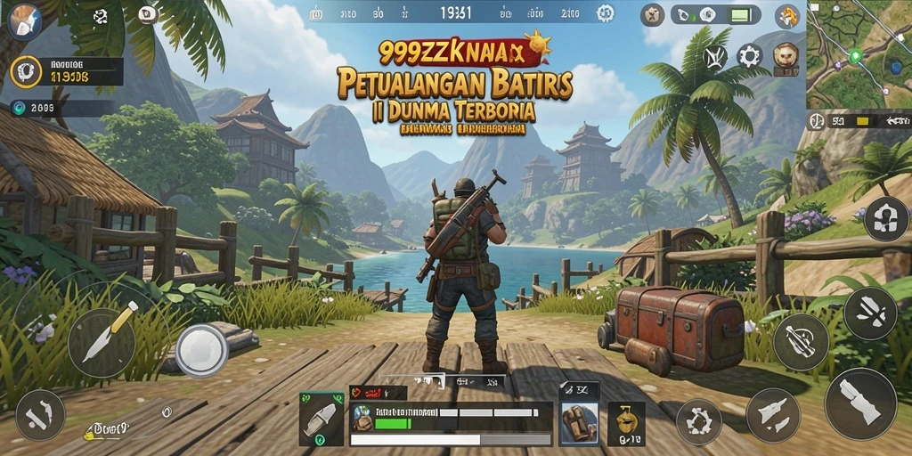 Tangkapan layar menampilkan eksplorasi dunia terbuka 999ZK yang menakjubkan.