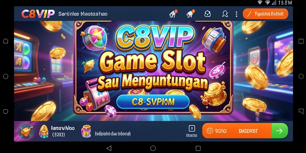 Tampilan permainan Slot C8VIP yang menarik dan menawan.
