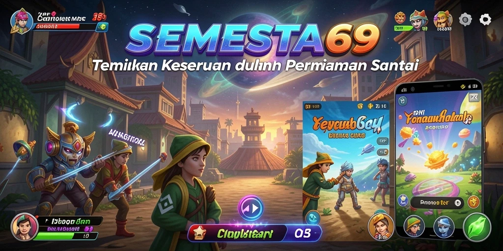 Tampilan gameplay SEMESTA69 yang menyenangkan dan santai.